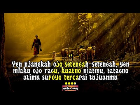 Kumpulan quotes bijak bahasa Jawa // quotes_asoy #6 - YouTube