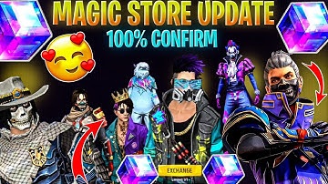 MAGIC CUBE STORE UPDATE | MAGIC STORE UPDATE IN FREE FIRE | FF MAGIC STORE | FF WINTER WISH EVENT 