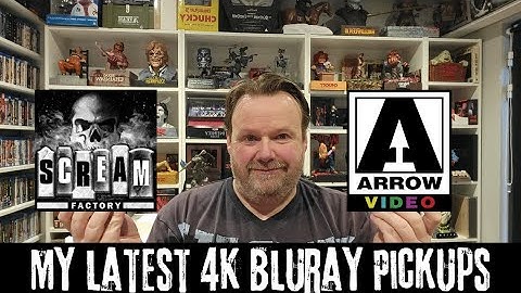 My Latest 4k Ultra HD Bluray Pickups. (Scream Factory)  (Arrow Video)