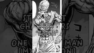 Top 10 strongest characters in One punch man #shorts #anime #onepunchman #saitama #boros #garou #amv screenshot 2