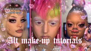 Alt makeup tutorials tiktok compilation ⛓🖤