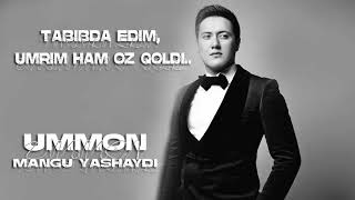 Ummon Jasur - Tabibda edim (Jonli ovozda Xotira) Eshitib faqat yig`lamang #ummon