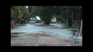 Inundaciones en Freyre tras una precipitación de 250 milímetros