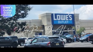Lowe's Outlet Grand Opening Near Burlington   Ross on University Dr Huntsville Shop with me 9/8/23