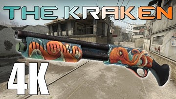 CSGO StatTrak Factory New Sawed-Off | The Kraken (4K)