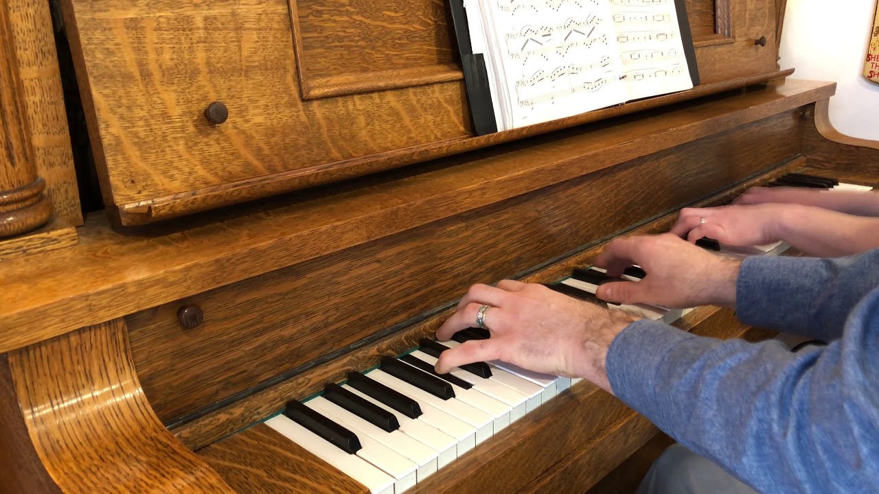 O Holy Night Duet 103 Year Old Waltham Piano YouTube