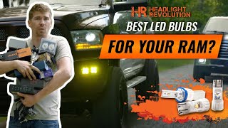 We tested to find the best LED Bulbs to use in the 2013  2018 Dodge Ram with Projector Headlights