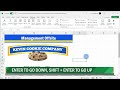 Worksheet Navigation and Interaction Quiz