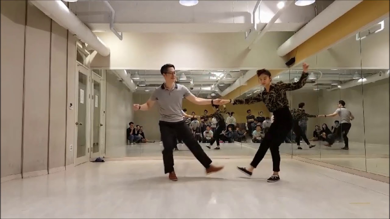 JP & Michelle's Lindy Hop Intensive Course S14 W2 Scissor Kicks (181113) YouTube