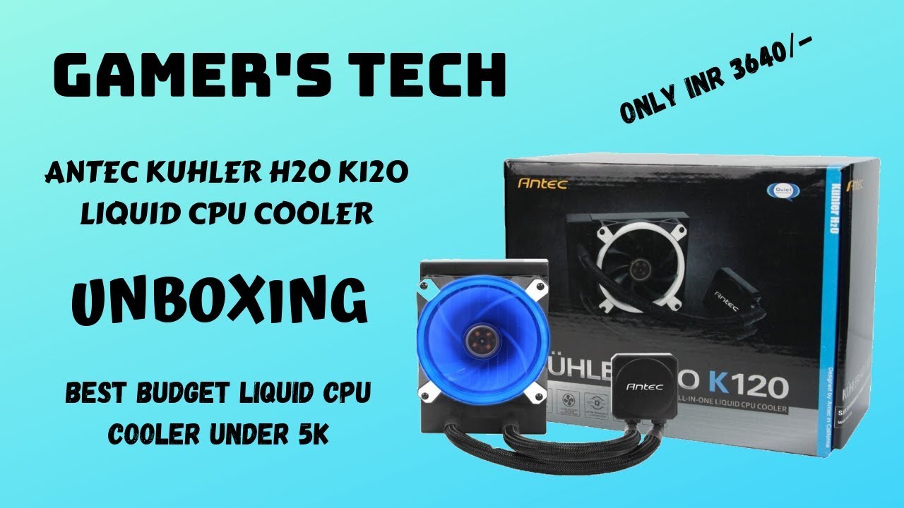 Antec Kühler H2O K Series K120 RGB All in One CPU Cooler 