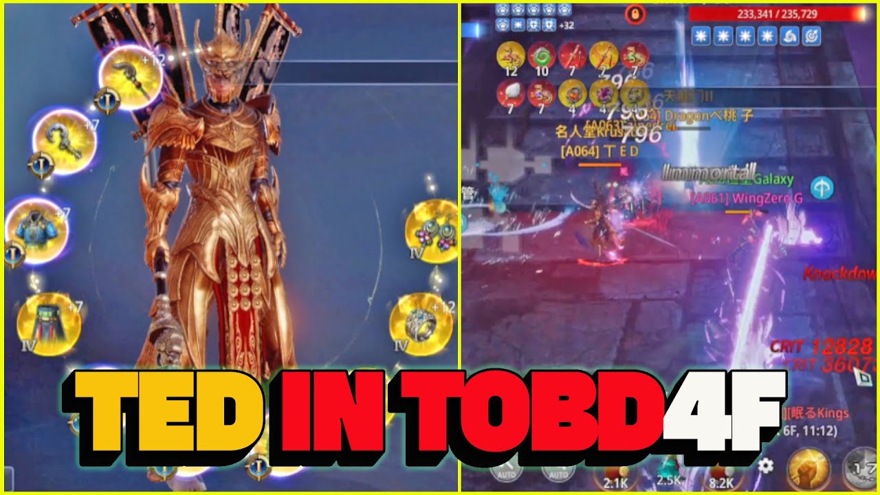 496KPS TED ВХОДИТ В TOBD4F 1-Й ЗАХОД | FAMOUS FAM VS HOF ALLIANCE ASIA2 TOBD4F | MIR4