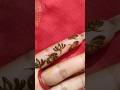 Simple Finger Mehndi Design 🌿 | Easy &amp; Trending Mehndi Shorts#shortsfeed #shorts #mehndi