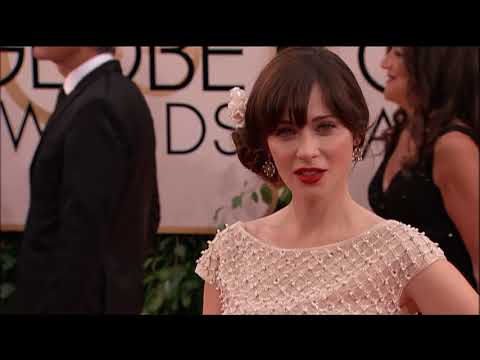 Zoey Deschanel Fashion - Golden Globes 2014