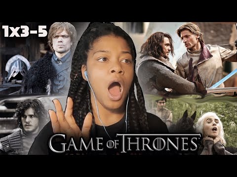 Game Of Thrones Season 1 Ep. 3,4 AND 5 REACTION!!