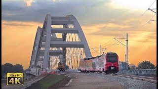 Rail Traffic In Serbia  Beograd  Novi Sad 4k