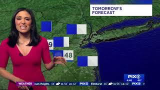 Partly sunny and mostly dry Monday