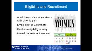 Army of Women Researcher Webinar Series: Dr. Sophia Smith and the Reimagine.me Study