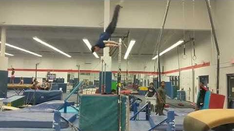 NAIGC Allowable Skills - Horizontal Bar - 3/4 Back Giant to Support (Baby Giant)
