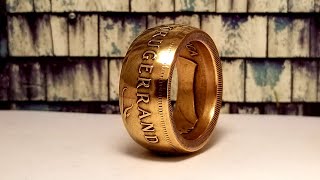 Making a 1 oz Gold Krugerrand into a Coin Ring