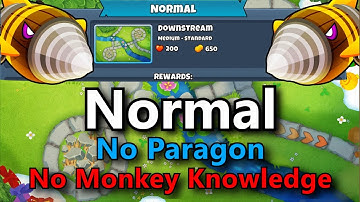 BTD6 Dreadbloon Normal Tutorial || No Monkey Knowledge  || Downstream