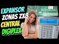 Como programar placa expansora zx 8 paradox na central digiplex evo 48 e 192