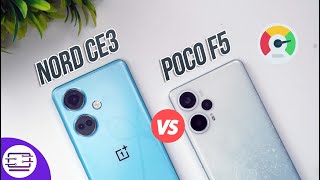 OnePlus Nord CE3 vs Poco F5 Speedtest Comparison, AnTuTu, Geekbench ?