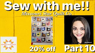 Sew with me! Chickens by Cluck Cluck Sew & 20% off MSQC  Part 10