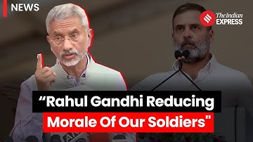 Jaishankar Slams Rahul Gandhi