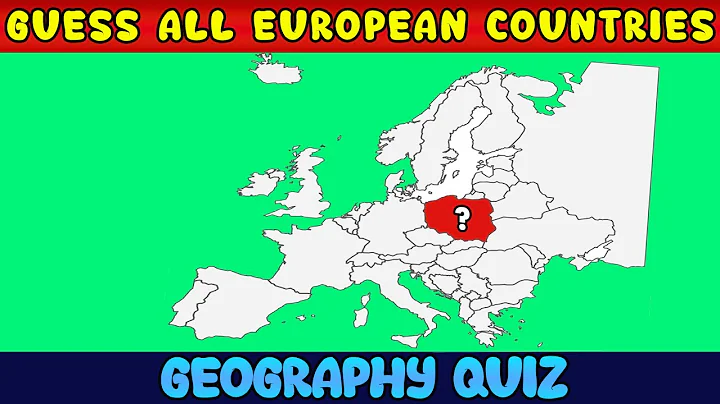 How Many European Countries Can You Guess? (Map Quiz)