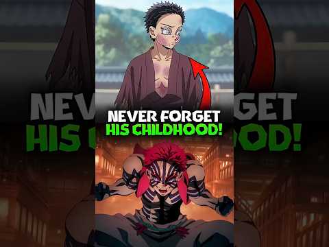 Akaza Never Forgets His Roots in Demon Slayer! Demon Slayer Explained #shorts #demonslayer