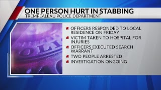 One person injured, and two arrested, in connection with stabbing in Trempealeau
