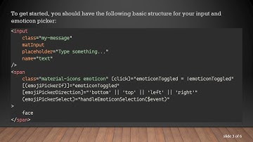 How to Insert Emoticons into Input Fields in Angular with ngx-emoji-picker