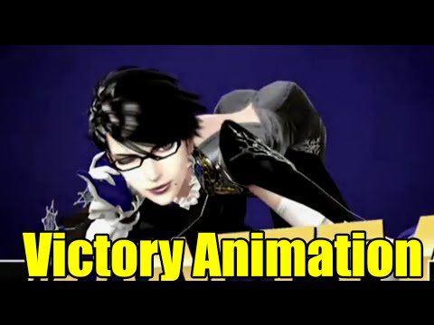 Two of Bayonetta&rsquo;s Victory Animation in Super Smash Bros Wii U/3DS