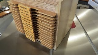 This is about building a small cabinet to store my table saw blades in.