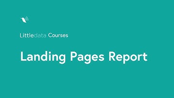 Google Analytics 4 — Landing Pages Report