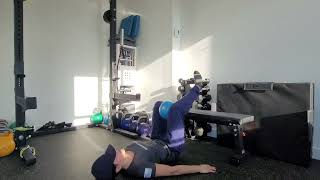 90/90 Hamstring Bridge Heel Taps