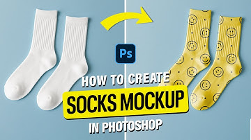 How to Create Socks Mockup in Photoshop | Photoshop Tutorial 2025 | Am Graphix