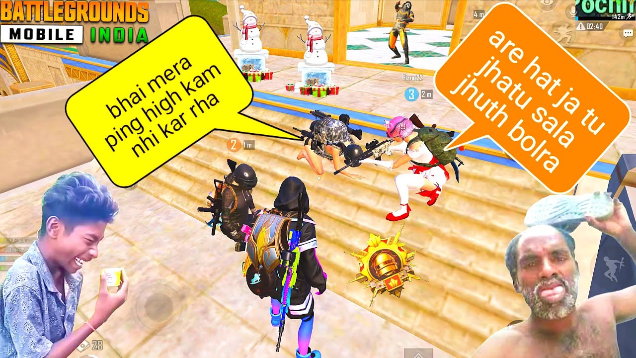 4 NOOB GIRL TEAMMATES FUNNY GAME PLAY HULULULU trolling #17 