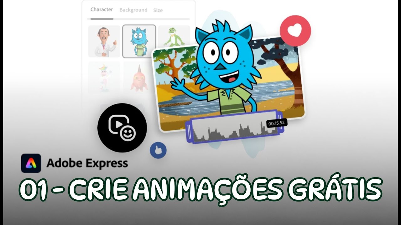 01 - DÊ VIDA AOS SEUS PERSONAGENS: ANIMANDO COM O ADOBE EXPRESS! - YouTube