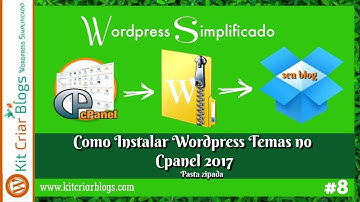 Como Instalar Temas Wordpress  no Cpanel(pasta zipada) 2017 #8
