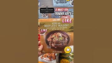 8 MUST TRY Trader Joe’s Items‼️#shorts #fyp #trending #traderjoes #yummy #shopping #food #delicious