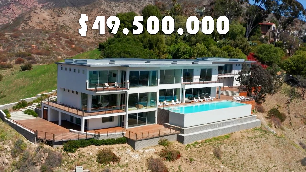 Inside The Most EXPENSIVE Malibu Mountainside Mansion YouTube