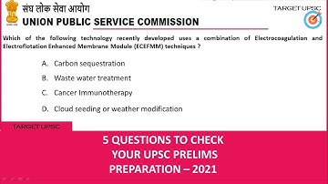14th June 2021 Mock Questions for UPSC Prelims | Useful for all Competitive Exams