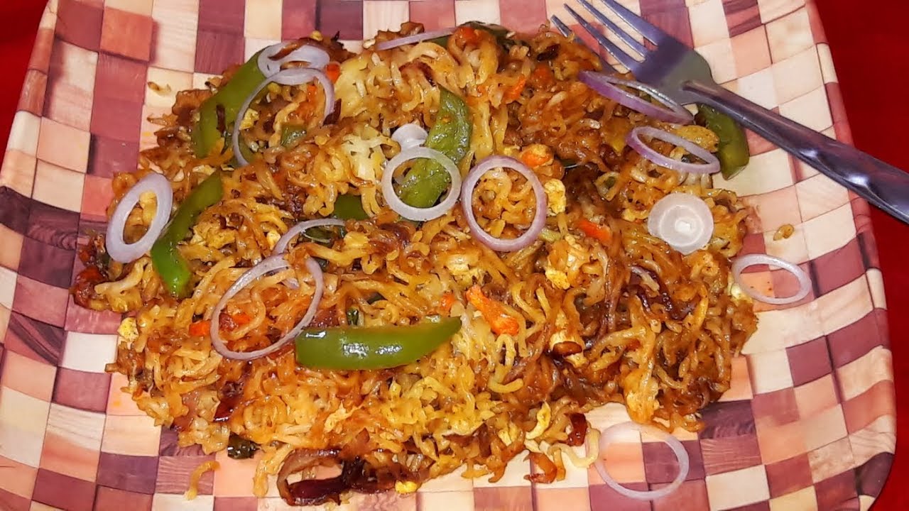 Fried Masala Maggi Recipe | Maggi Masala | Fried Maggi Masala