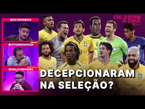 QUAL JOGADOR MAIS DECEPCIONOU COM A CAMISA DA SELEÇÃO BRASILEIRA? | DE ZERO A DEZ