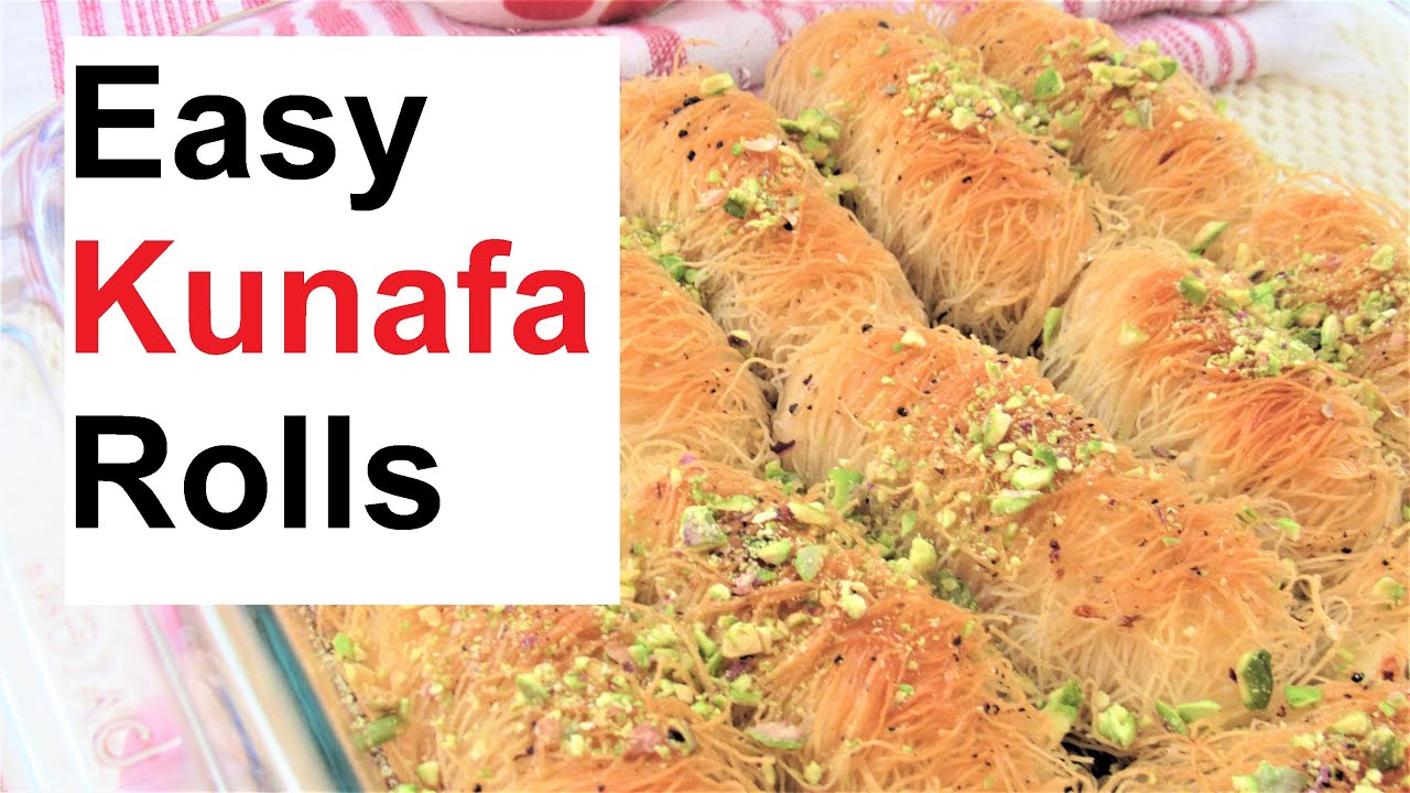 How to Make Easy Kunafa Rolls - YouTube