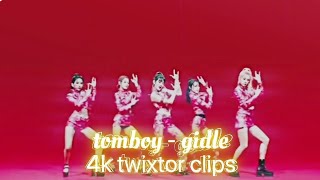 Tomboy - Gidle 4K Mv Twixtor Clips