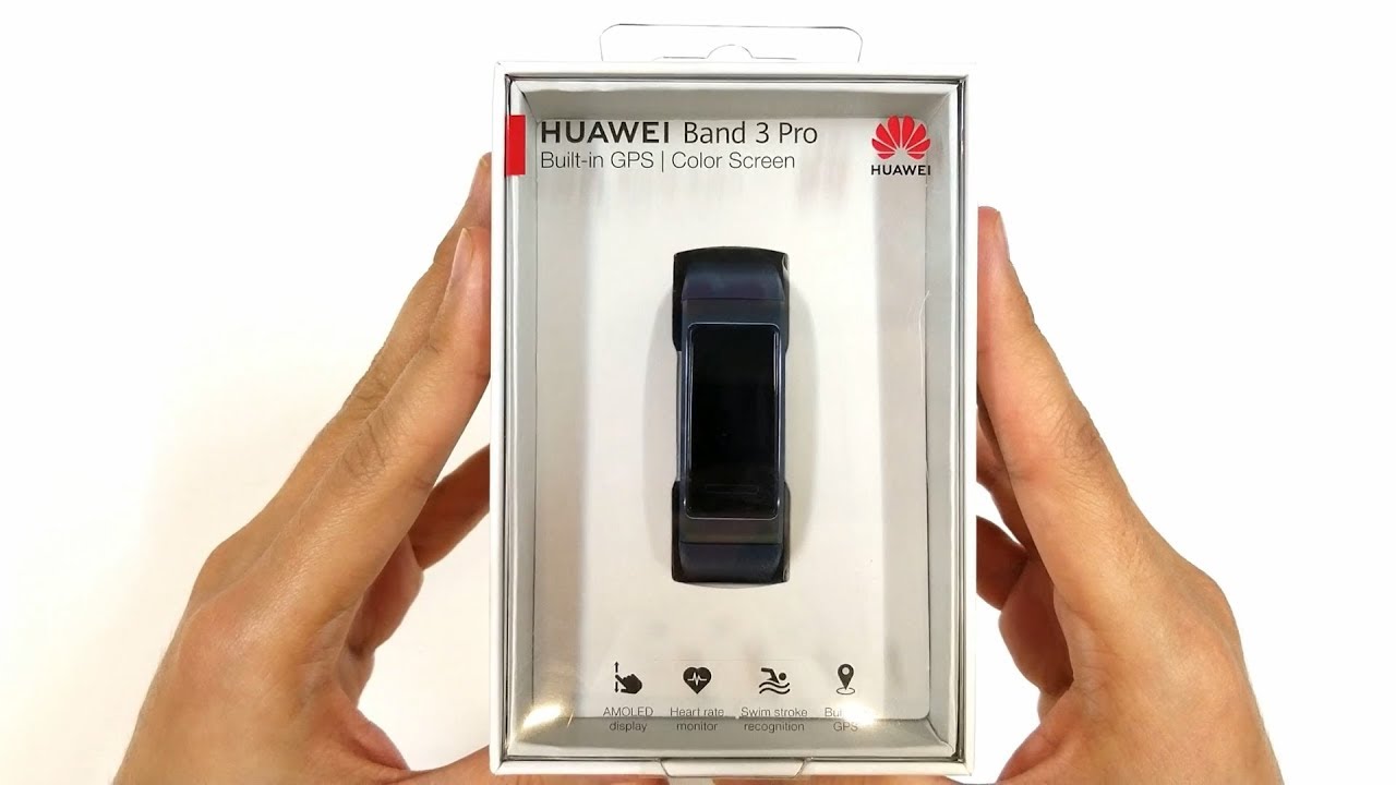 HUAWEI Band 3 pro (Blue) Unboxing - YouTube