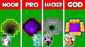 Minecraft - NOOB vs PRO vs HACKER vs GOD : FAMILY SECRET TRAPS in Minecraft Animtion