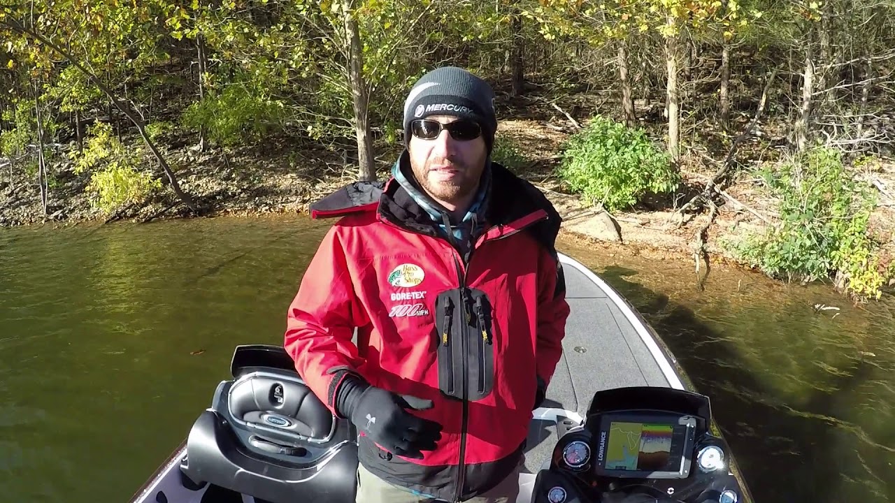 Ott DeFoe and Pro's Choice Marine on the water in a Nitro Z20